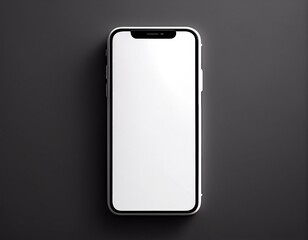 Smartphone Screen Mockup Illustration Created with Generative AI