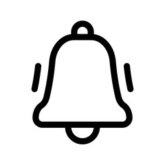 Bell icon. Vector isolated illustration