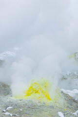 川湯の硫黄山09