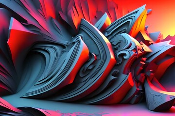 abstract background, 3d wallpaper