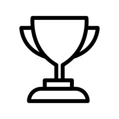 Award cup vector icon illustration on white background..eps