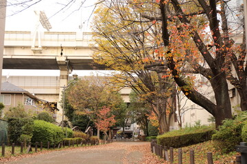 高速橋のある風景