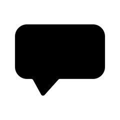 Chat Bubble icon. Vector isolated illustration