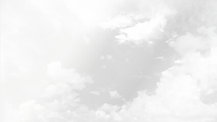 Cloud and sky in black and white