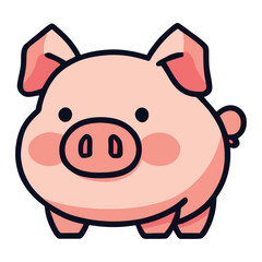 pink pork farm animal