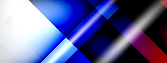 Abstract lines geometric techno background layout