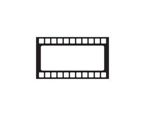 Film strip vector design. Film strip design on white background.