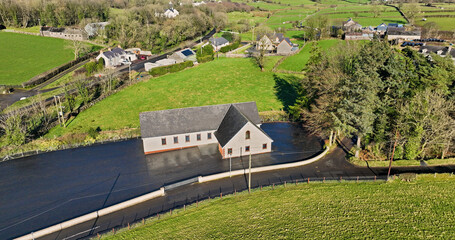 Fototapeta na wymiar Buckna Gospel Hall near Broughshane village Co Antrim Northern Ireland
