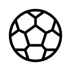 Fototapeta premium Ball icon. Vector isolated illustration