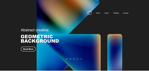 Fluid triangles minimal abstract background. Techno or business concept, pattern for wallpaper, banner, background, landing page