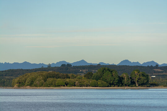 Isla Chaull&iacute;n (Helvecia) Calbuco, regi&oacute;n de los lagos, Chile