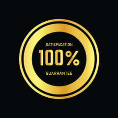 Free vector 100% guarantee label collection