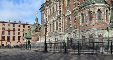 Obraz premium Church of the Saviour on Spilled Blood, St. Petersburg, Russia