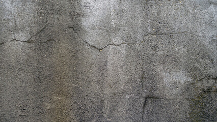 concrete wall cracked and weathered,