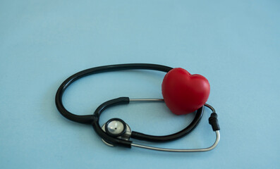 Concept related to World Health day , Doctor's day and Heart day, Selective focus