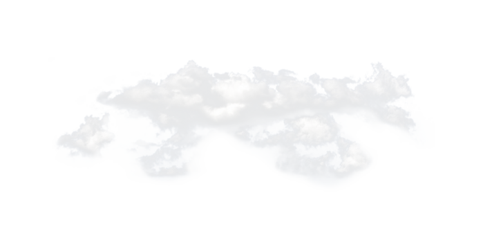 Transparent clouds in the sky