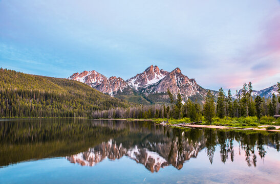 Stanley Lake in the beautiful Idaho