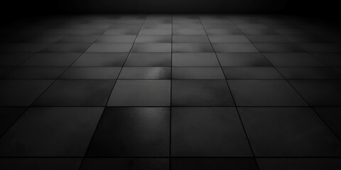 Textured concrete flooring in dark color, Generative AI