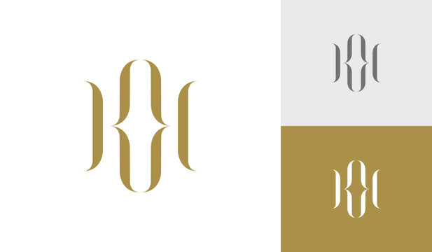 Letter KK initial monogram logo design vector