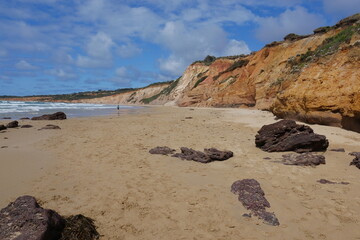 Strand an Steilküste Great Ocean Road Australien