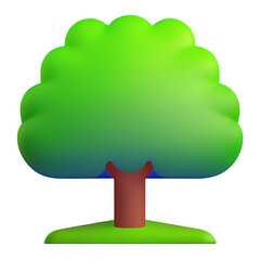 Tree 3D Emoji Icon Set. Contains such Icons as Wood, Plant, Pine, Cactus, Evergreen