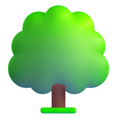 Tree 3D Emoji Icon Set. Contains such Icons as Wood, Plant, Pine, Cactus, Evergreen