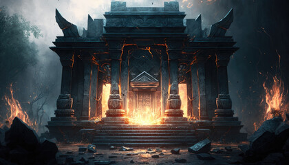 Malevolent  temple