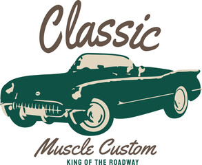 Classic Muscle Custom Car