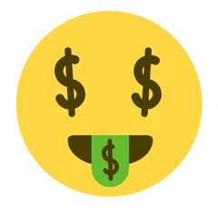 Money-Mouth Emoji