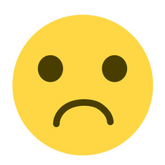 Slightly Frowning Face Emoji