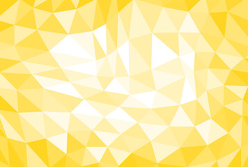 背景素材_三角形モザイク_オレンジ