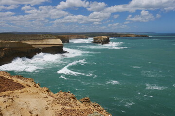 Felsenküste an der Great Ocean Road in Australien