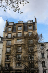 Traditional Hausmanian Parisian residential building - 15th Arrondissement - Paris - France