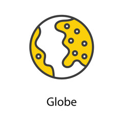 Globe icon design stock illustration