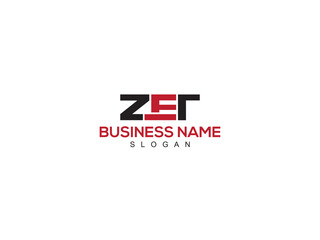 ZET Initial Creative Logo, Alphabet ZE zet Business Logo - obrazy, fototapety, plakaty