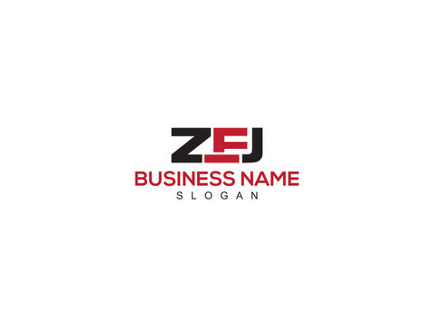 ZEJ Initial Creative Logo, Alphabet ZE zej Business Logo