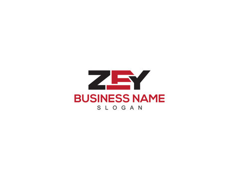 ZEY ze Logo Monogram, Linked zey Letter Logo For Store