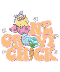 One Groovy Chick Retro Easter