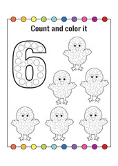 Easter dot markers activity book for kids And toddlers