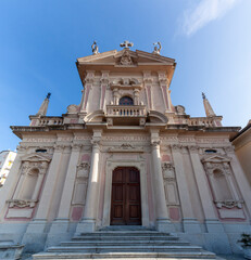 Obraz premium Church of the Holy Apostle Andrew the First-Called. Brunate, Italy