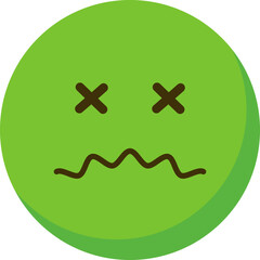 Nauseated Face Emoji