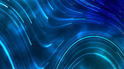 Fiber Dreams: A Mesmerizing 4K Animation Featuring 3D Particle Technology Creating a Thread-Like and Ethereal Background