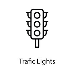 Traffic light icon design stock illustration