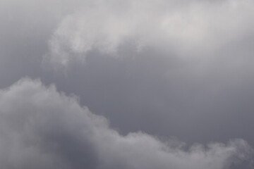 Stormy weather and dark clouds