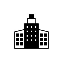 Fototapeta premium Building icon in vector. Illustration 