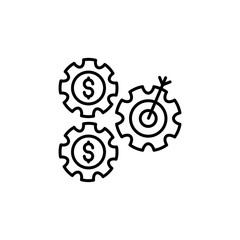 Marketing Strategy icon in vector.  Illustration 