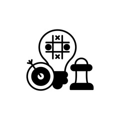 Idea Strategy icon in vector.  Illustration 