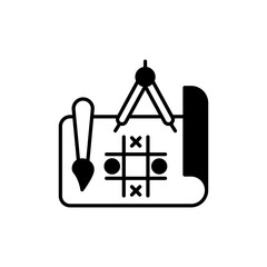 Strategy Design icon in vector.  Illustration 