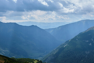 Obraz premium mountains and clouds