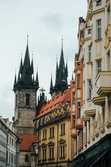 Fototapeta na wymiar city old town square Prague